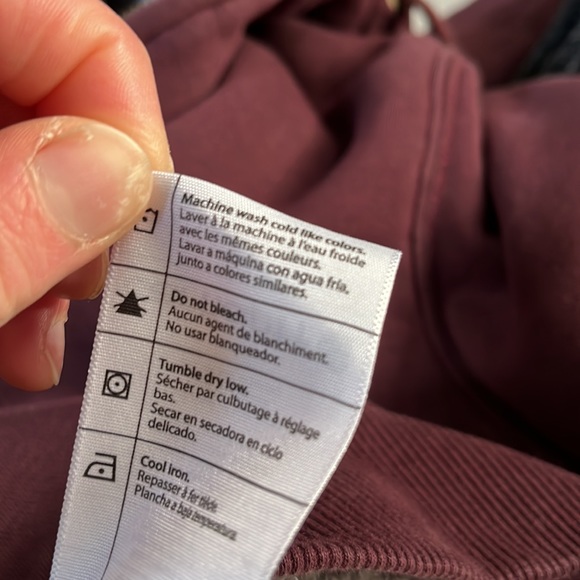 Carhartt maroon Sherpa lined hoodie sweatshirt size Medium - Picture 11 of 16